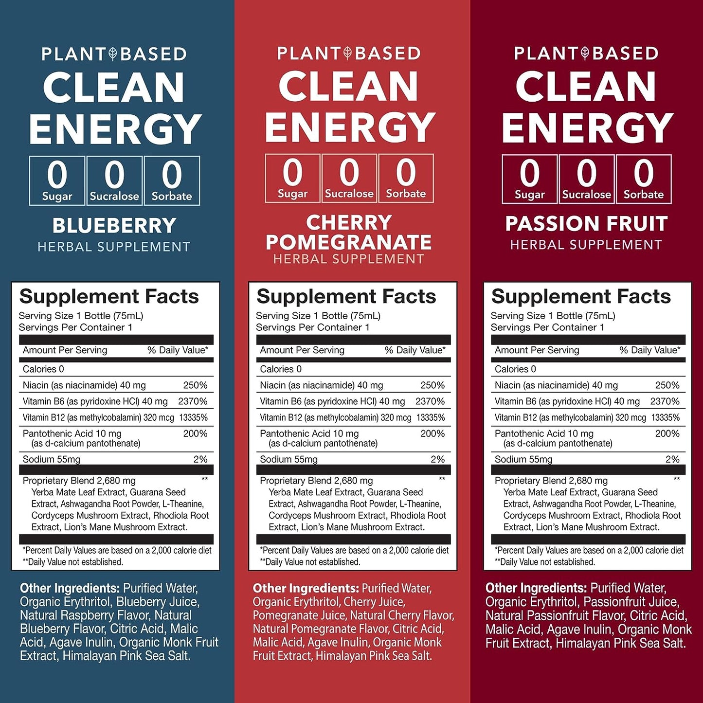 Healthy Energy Shots | Variety | 48 Pack