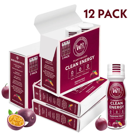 Healthy Energy Shots | Passion Fruit | 12 Pack